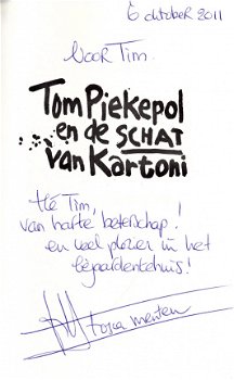 TOM PIEKEPOL EN DE SCHAT VAN KARTONI - Tosca Menten - GESIGNEERD - 2