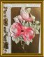 Prachtige oude nieuwjaarskaart met celluloid roos - 4 - Thumbnail