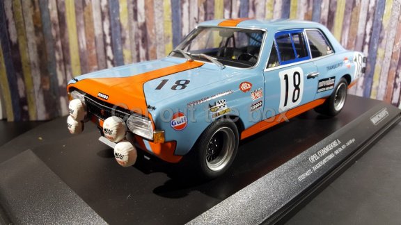 1970 Opel Commodre A Steinmetz NO 18 1:18 Minichamps - 2