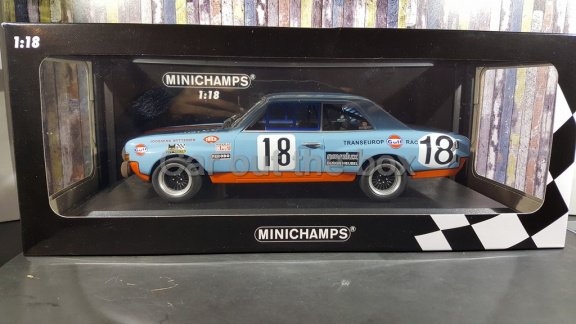 1970 Opel Commodre A Steinmetz NO 18 1:18 Minichamps - 4