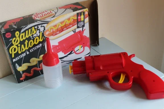Saus pistool - mosterd & ketchup - Afbeelding 2
