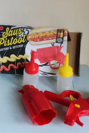 Saus pistool - mosterd & ketchup - Afbeelding 3