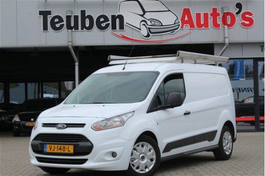 Ford Transit Connect - 1.6 TDCI 96PK L2 Trend Euro 5 airco, 3 persoons, trekhaak, imperiaal, radio c - 1