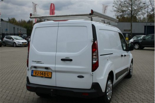 Ford Transit Connect - 1.6 TDCI 96PK L2 Trend Euro 5 airco, 3 persoons, trekhaak, imperiaal, radio c - 1