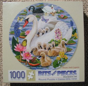 Bits and Pieces - Swans and Cyngets - 1000 Stukjes - 2