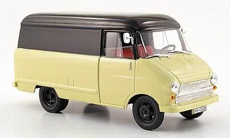 1:43 Starline Opel Blitz Kastenwagen A 1960 oldtimer bestelwagen beige-zwart 530545 - 1
