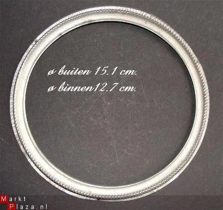 === Tafelklok ring = zink = oud === 1814 - nr. 1