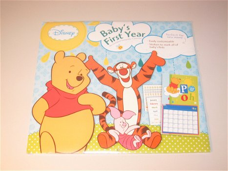 Winnie The Pooh Calendar 2012 - Baby's First Year - Disney - 1