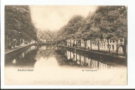 Oude kaart ; Amsterdam : De Heerengracht - 1