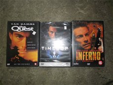 DVD : Jean Claude van Damme 3x (NIEUW)