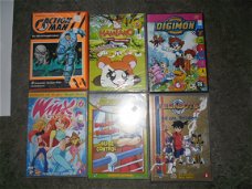 DVD : Kinderfilms en tekenfilms  19x (NIEUW)