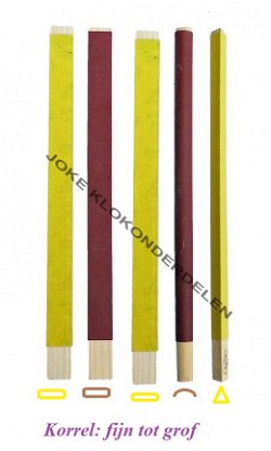 === Assortiment 5 Schuurlatjes = nieuw === 39443