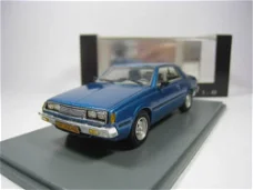 1:43 Neo Mitsubishi Sapporo MkI Coupe 1982 43441 metallic-blauw