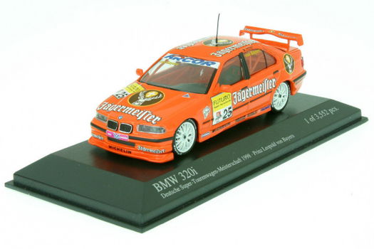 1:43 Minichamps BMW 320i E36 STW 1998 #25 Jägermeister - 0