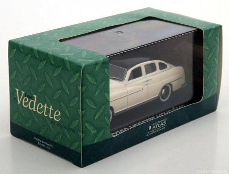 1:43 Nostalgie Eligor Ford Vedette sedan V8 1954 ivoorwit - 1