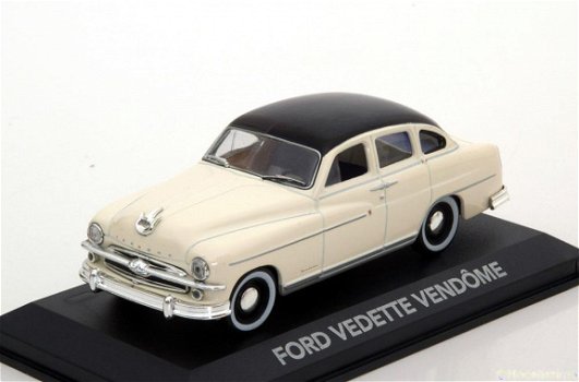 1:43 Nostalgie Eligor Ford Vedette sedan V8 1954 ivoorwit - 2