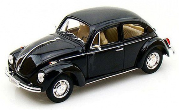 1:24 Welly NEX VW Volkswagen Kever zwart oldtimer - 1