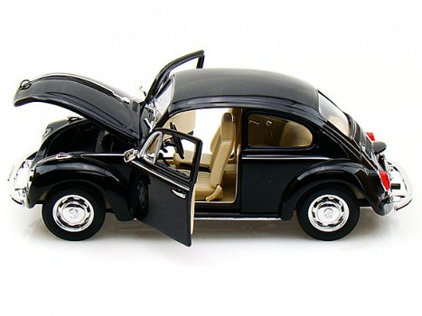 1:24 Welly NEX VW Volkswagen Kever zwart oldtimer - 2