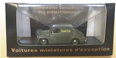 1:43 Eligor CEC Renault 4cv tolee Postes V5462