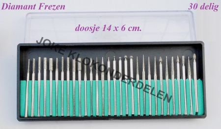 === Diamant frezenset = 30 delig = nieuw === 21053 - nr. 1