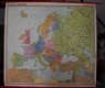 Schoolkaart van het werelddeel Europa. - 1 - Thumbnail