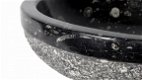 Sanifun Waskom Lurdes orthoceras marmer zwart - 3 - Thumbnail