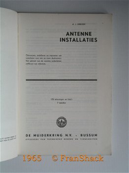 [1965] Antenne installaties, Dirksen, Muiderkring. - 2