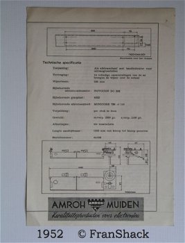 [1952] Technische informatie 736 , bulletin 1E3, AMROH, - 3