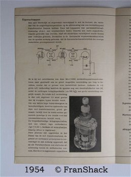 [1954] Technische informatie Mu-ZED Uitgangstrafo U72, bulletin, AMROH, - 3