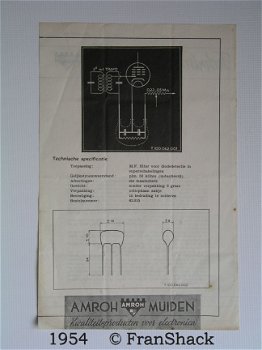 [1954] Technische informatie NOVOPACK-Diode-Filter, bulletin 10E1, AMROH, - 2