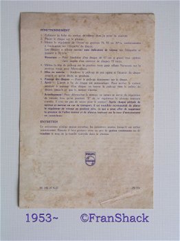 [1953?] Mode d'emploi, AG 2002, Philips - 3