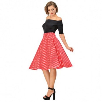 Dolly and Dotty, Shirley High Waist Circle Skirt. - 5