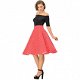 Dolly and Dotty, Shirley High Waist Circle Skirt. - 5 - Thumbnail