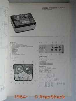 [1964~] Philips Service/ Bandrecorders/ Televisie 1964 deel II, Philips Ned/ TD #1 - 3