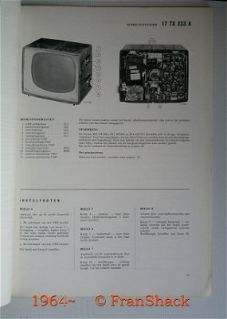[1964~] Philips Service/ Bandrecorders/ Televisie 1964 deel II, Philips Ned/ TD #1 - 4