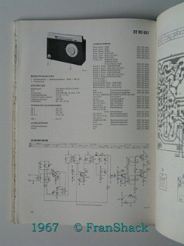 [1967] Philips Service/ TV/ Radio/ Bandrecorders 1967-'68, deel VI, Philips Ned/ TD #1 - 5