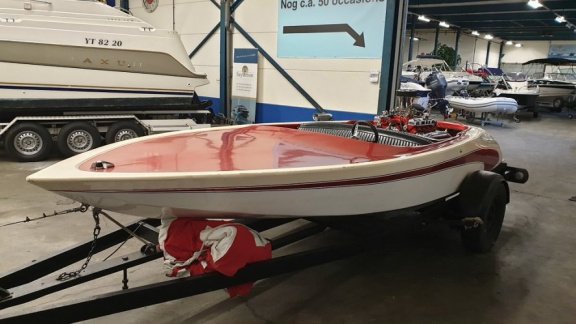 UNIEK! Stevens SK Flat Bottom Drag/jet boat - 4