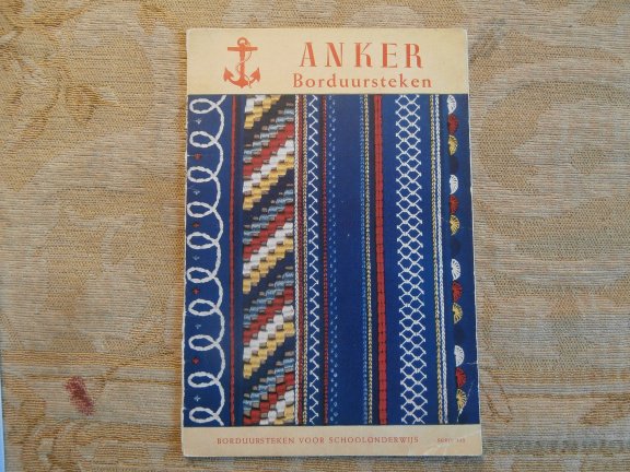 Anker borduursteken voor schoolonderwijs - nr. 1