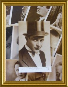 Oude kaart ; filmster : baron La Panouille, Earle Foxe // antique postcard movie star