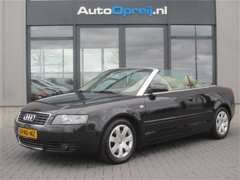 Audi A4 Cabriolet - 2.4 V6 AUTOMAAT Pro Line Beige Leder, Clima - 1