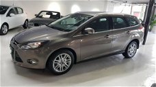 Ford Focus Wagon - 1.6 TDCI ECOnetic Titanium LEDER NAVI PARK ASSISTA NT KEYLESS NAP 6 MND GARANTIE