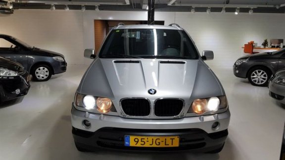 BMW X5 - Automaat 3.0d High Executive V.A €104, - P/M NL AUTO APK 02- 19 LEDER NAVI TV PDC CRUISE - 1