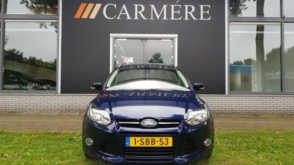 Ford Focus Wagon - 1.6 TDCI ECOnetic Titanium NAP LEDER KEYLESS NAVI PDC USB NL AUTO 1E EIGENAAR - 1