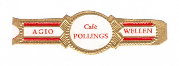 Agio - Reclamebandje Café Pollings, Wellen - 1