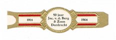 Zonder merk (type Agio) - Reclamebandje 50 jaar Jac vd Berg & Zoon, Dordrecht - 1 - Thumbnail