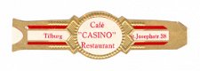 Zonder merk (type Agio) - Reclamebandje Café Casino Restaurant, Tilburg - 1 - Thumbnail