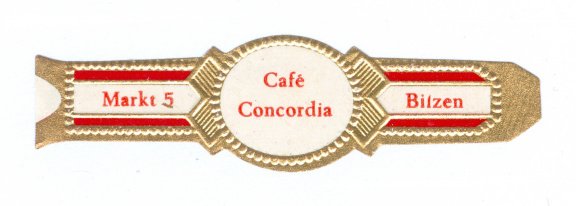 Zonder merk (type Agio) - Reclamebandje Café Concordia, Bilzen - 1