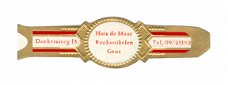 Zonder merk (type Agio) - Reclamebandje Huis de Moor Rookartikelen, Gent