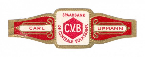 Carl Upmann - Reclamebandje Spaarbank CVB De Centrale Volksbank, Utrecht - 1