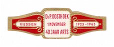 Zonder merk (type Carl Upmann) - Reclamebandje Dr P Oosthoek 40 jaar arts, Rijssen